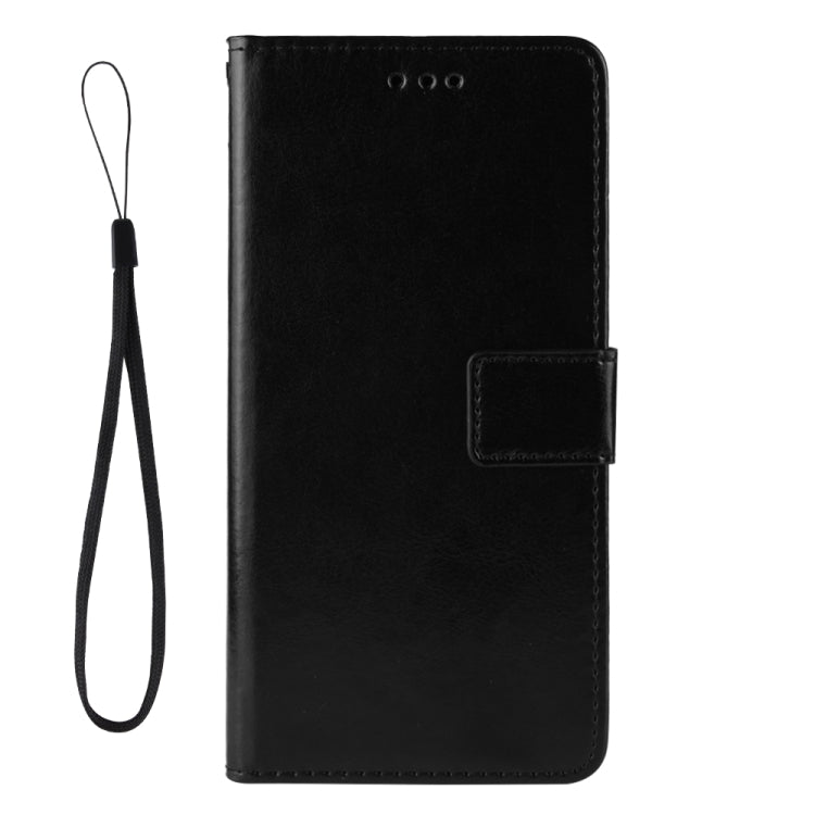 For Blackview A100 Crazy Horse Texture Horizontal Flip Leather Case with Holder & Card Slots & Lanyard(Black) - More Brand by PMC TechLife | Online Shopping South Africa | PMC TechLife | Buy Now Pay Later Mobicred