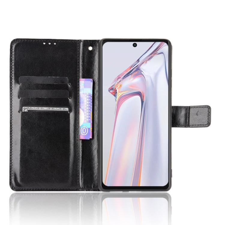 For Blackview A100 Crazy Horse Texture Horizontal Flip Leather Case with Holder & Card Slots & Lanyard(Black) - More Brand by PMC TechLife | Online Shopping South Africa | PMC TechLife | Buy Now Pay Later Mobicred