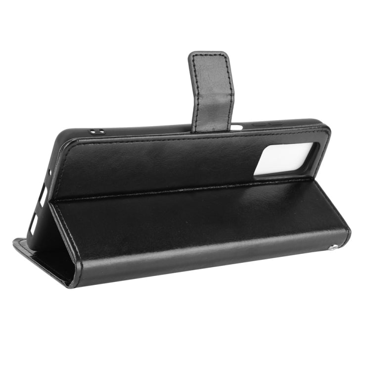 For Blackview A100 Crazy Horse Texture Horizontal Flip Leather Case with Holder & Card Slots & Lanyard(Black) - More Brand by PMC TechLife | Online Shopping South Africa | PMC TechLife | Buy Now Pay Later Mobicred