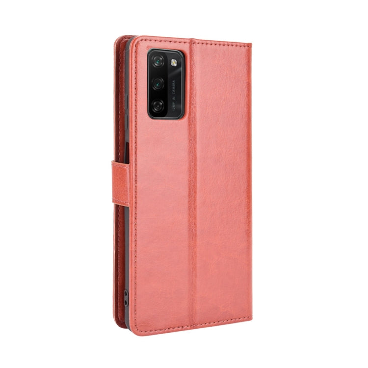 For Blackview A100 Crazy Horse Texture Horizontal Flip Leather Case with Holder & Card Slots & Lanyard(Brown) - More Brand by PMC TechLife | Online Shopping South Africa | PMC TechLife | Buy Now Pay Later Mobicred