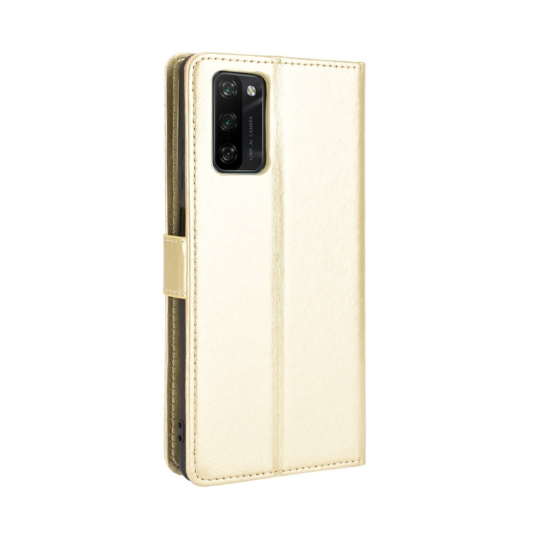 For Blackview A100 Crazy Horse Texture Horizontal Flip Leather Case with Holder & Card Slots & Lanyard(Gold) - More Brand by PMC TechLife | Online Shopping South Africa | PMC TechLife