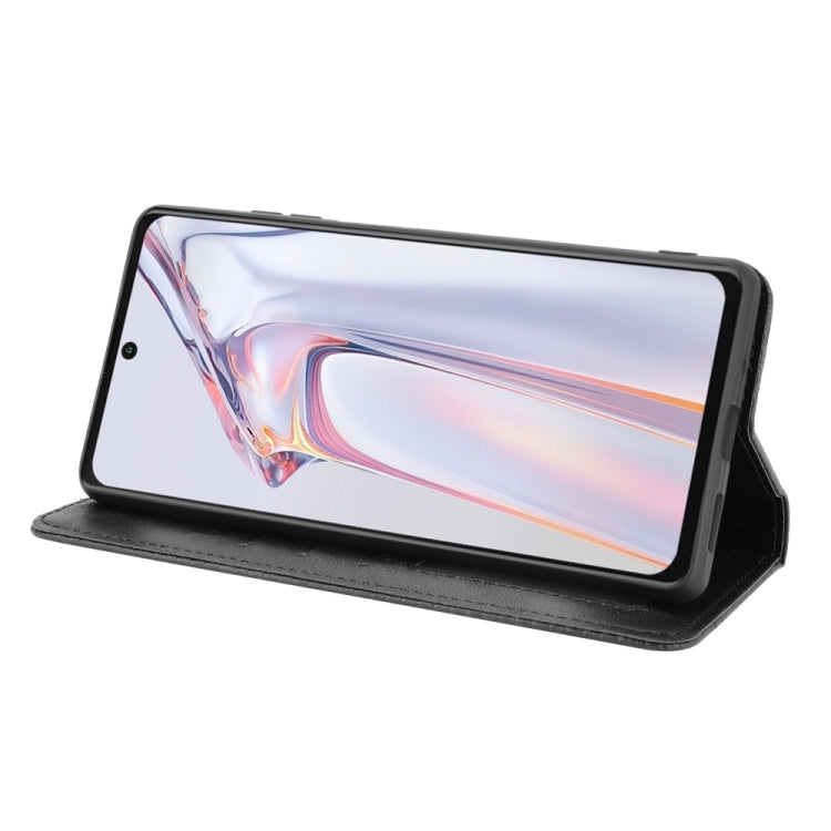 For Blackview A100 Magnetic Buckle Retro Crazy Horse Texture Horizontal Flip Leather Case with Holder & Card Slots & Photo Frame(Black) - More Brand by PMC TechLife | Online Shopping South Africa | PMC TechLife | Buy Now Pay Later Mobicred