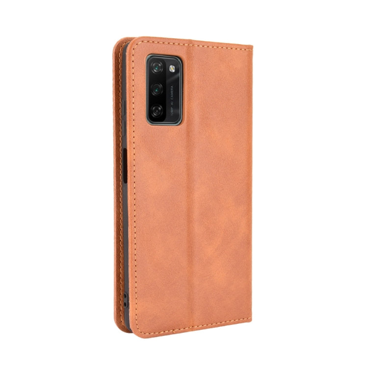 For Blackview A100 Magnetic Buckle Retro Crazy Horse Texture Horizontal Flip Leather Case with Holder & Card Slots & Photo Frame(Brown) - More Brand by PMC TechLife | Online Shopping South Africa | PMC TechLife | Buy Now Pay Later Mobicred