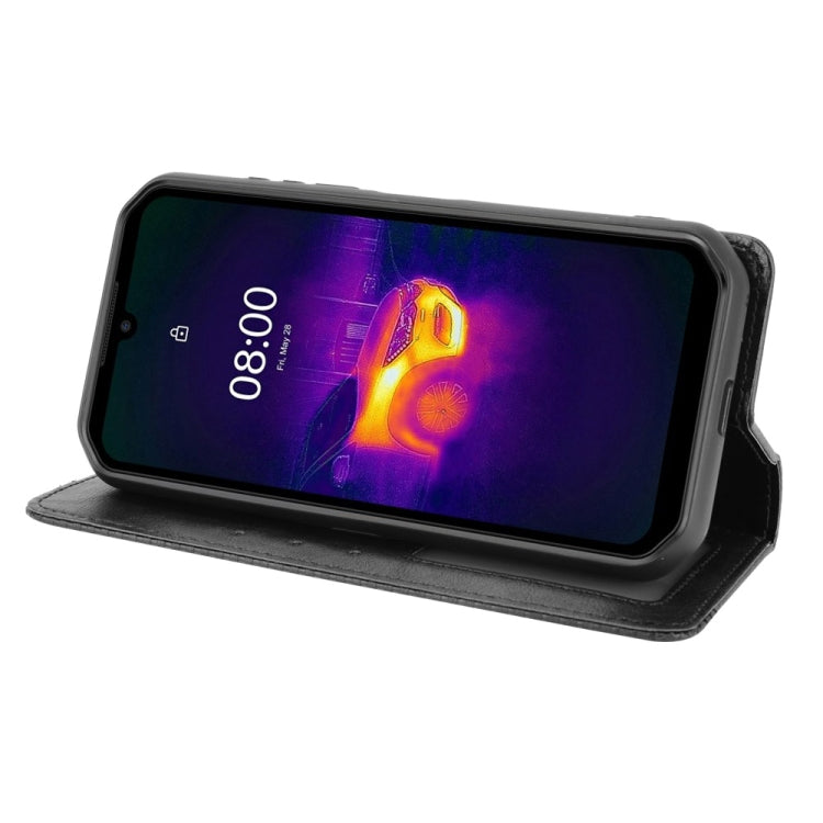 For Ulefone Armor 11 5G / Armor 11T 5G Magnetic Buckle Retro Crazy Horse Texture Horizontal Flip Leather Case with Holder & Card Slots & Photo Frame(Black) - Ulefone Cases by PMC Jewellery | Online Shopping South Africa | PMC Jewellery | Buy Now Pay Later Mobicred
