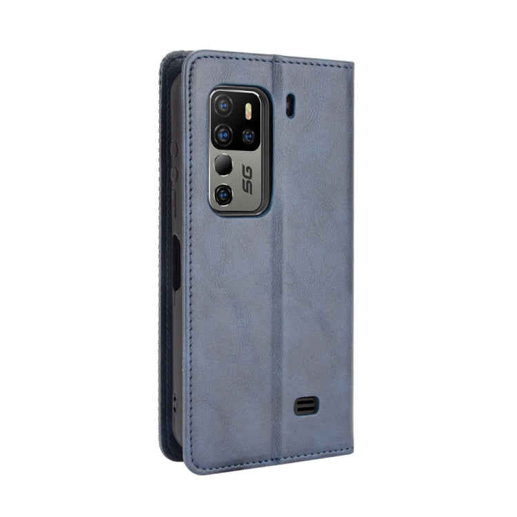 For Ulefone Armor 11 5G / Armor 11T 5G Magnetic Buckle Retro Crazy Horse Texture Horizontal Flip Leather Case with Holder & Card Slots & Photo Frame(Blue) - Ulefone Cases by PMC Jewellery | Online Shopping South Africa | PMC Jewellery | Buy Now Pay Later Mobicred