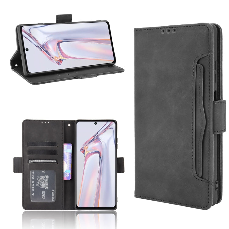 For Blackview A100 Skin Feel Calf Pattern Horizontal Flip Leather Case with Holder & Card Slots & Photo Frame(Black) - More Brand by PMC TechLife | Online Shopping South Africa | PMC TechLife | Buy Now Pay Later Mobicred