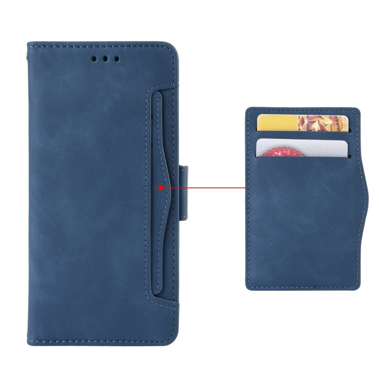 For Blackview A100 Skin Feel Calf Pattern Horizontal Flip Leather Case with Holder & Card Slots & Photo Frame(Blue) - More Brand by PMC TechLife | Online Shopping South Africa | PMC TechLife | Buy Now Pay Later Mobicred