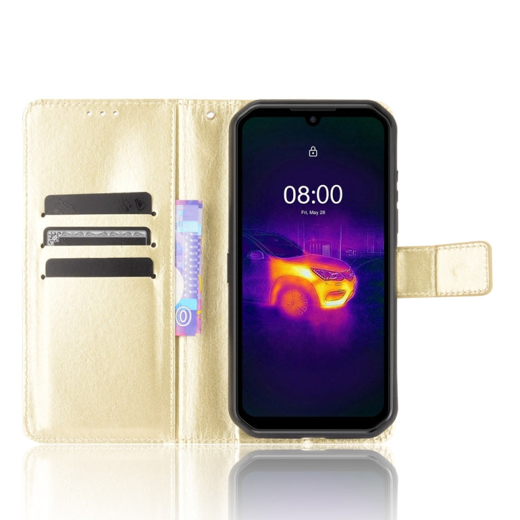 For Ulefone Armor 11 5G/11T 5G Crazy Horse Texture Horizontal Flip Leather Case with Holder & Card Slots & Lanyard(Gold) - Ulefone Cases by PMC Jewellery | Online Shopping South Africa | PMC Jewellery | Buy Now Pay Later Mobicred