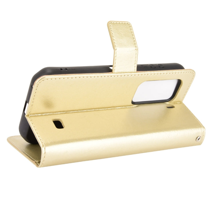 For Ulefone Armor 11 5G/11T 5G Crazy Horse Texture Horizontal Flip Leather Case with Holder & Card Slots & Lanyard(Gold) - Ulefone Cases by PMC Jewellery | Online Shopping South Africa | PMC Jewellery | Buy Now Pay Later Mobicred