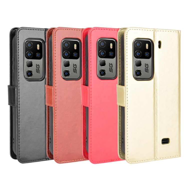 For Ulefone Armor 11 5G/11T 5G Crazy Horse Texture Horizontal Flip Leather Case with Holder & Card Slots & Lanyard(Gold) - Ulefone Cases by PMC Jewellery | Online Shopping South Africa | PMC Jewellery | Buy Now Pay Later Mobicred
