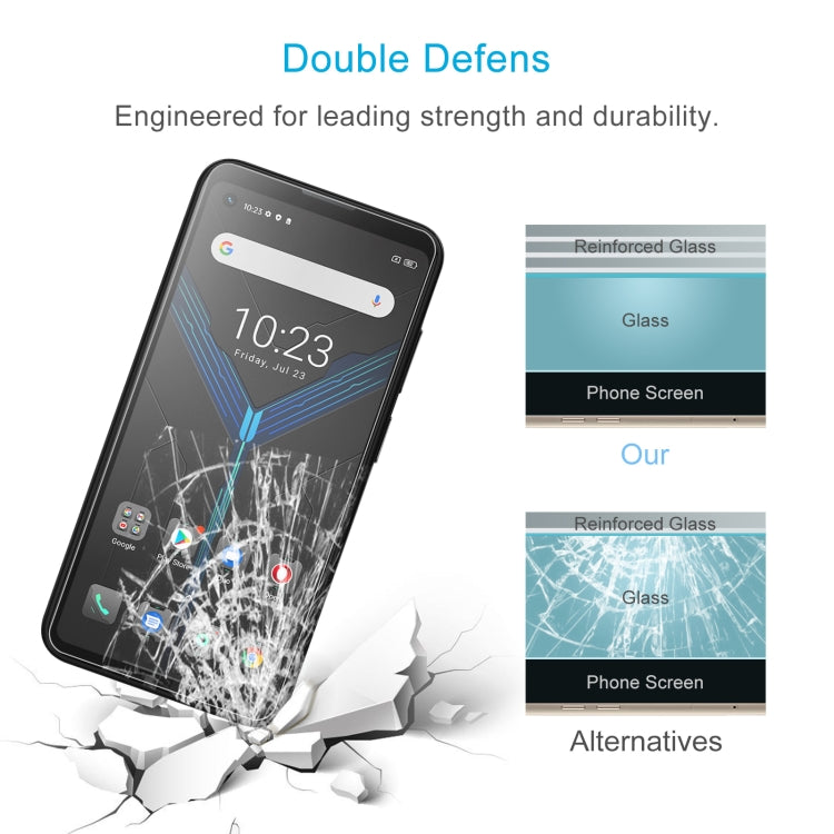 For Blackview BL5000 Dual 10 PCS 0.26mm 9H 2.5D Tempered Glass Film - For Blackview by PMC TechLife | Online Shopping South Africa | PMC TechLife