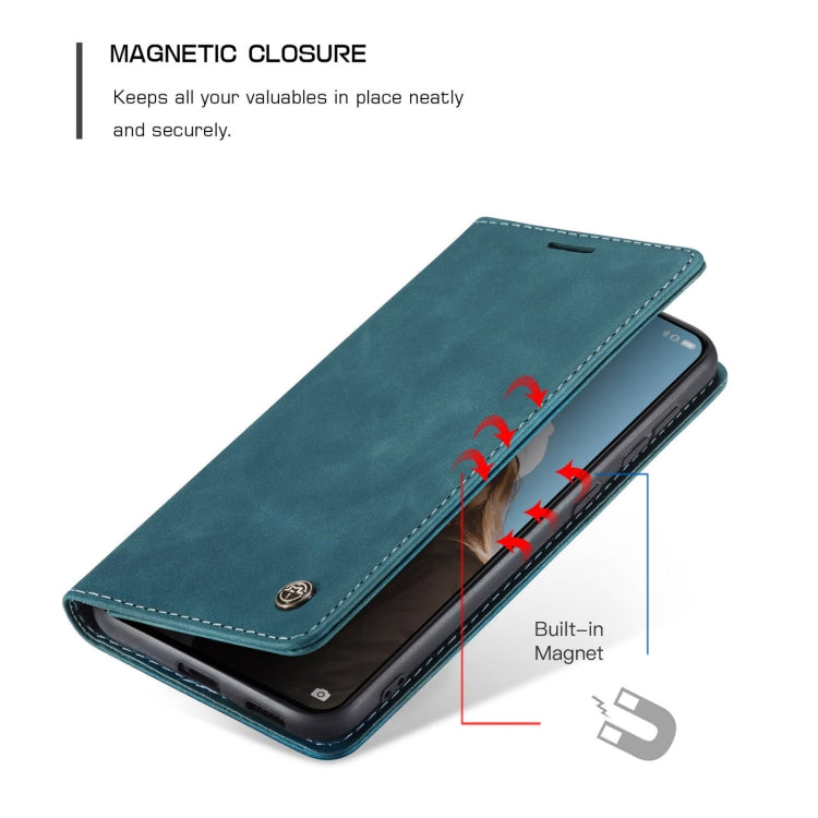 CaseMe 013 Multifunctional Horizontal Flip Leather Case with Holder & Card Slot & Wallet For Huawei P50(Blue) - free shipping - PMC Jewellery - Order now!