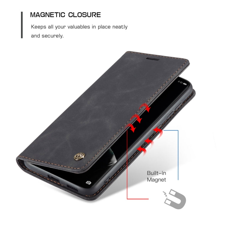 CaseMe 013 Multifunctional Horizontal Flip Leather Case with Holder & Card Slot & Wallet For Huawei P50 Pro(Black) - free shipping - PMC Jewellery - Order now!