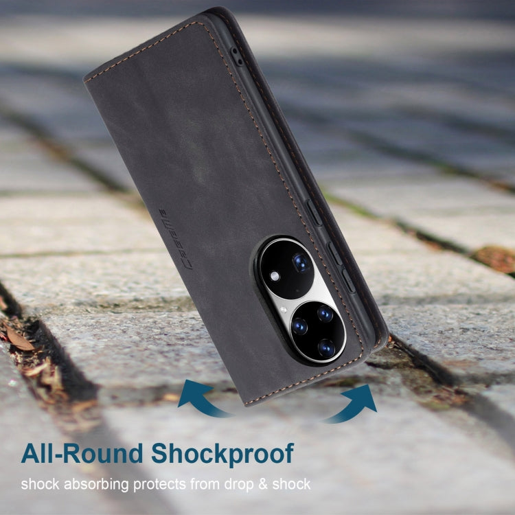 CaseMe 013 Multifunctional Horizontal Flip Leather Case with Holder & Card Slot & Wallet For Huawei P50 Pro(Black) - free shipping - PMC Jewellery - Order now!