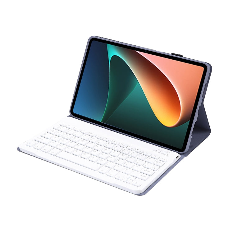 A0N5 Ultra-thin Detachable Lambskin Texture TPU Bluetooth Keyboard Leather Tablet Case with Holder For Xiaomi Pad 5 / 5 Pro(Purple) - Others Keyboard by PMC TechLife | Online Shopping South Africa | PMC TechLife