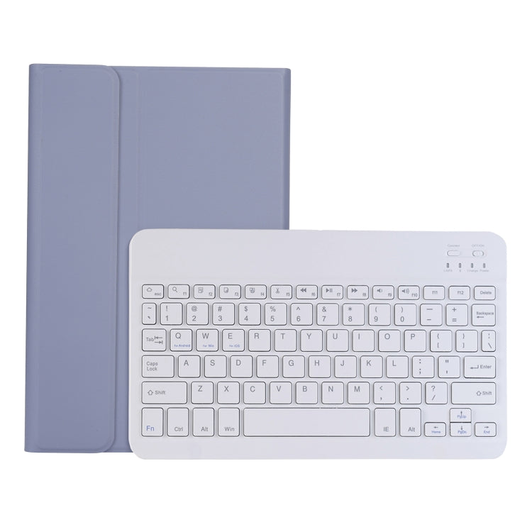 A0N5 Ultra-thin Detachable Lambskin Texture TPU Bluetooth Keyboard Leather Tablet Case with Holder For Xiaomi Pad 5 / 5 Pro(Purple) - Others Keyboard by PMC TechLife | Online Shopping South Africa | PMC TechLife