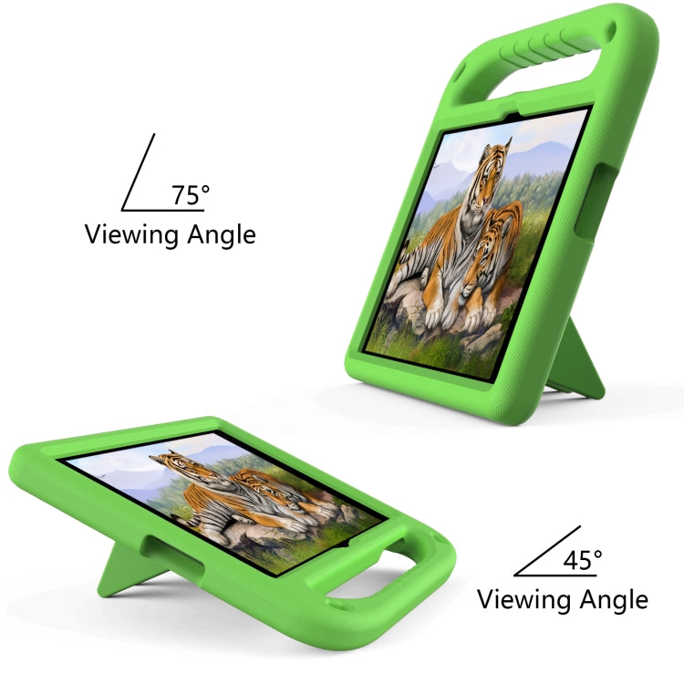 For Huawei Enjoy Tablet 2 / MatePad T10 / T10s Portable Handle EVA Shockproof Anti Falling Protective Case with Triangle Holder(Green) - Huawei by PMC TechLife | Online Shopping South Africa | PMC TechLife | Buy Now Pay Later Mobicred