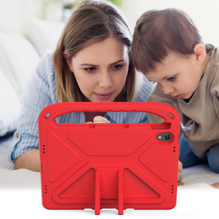 For Lenovo Tab P11 TB-J606F / Tab P11 Plus TB-J607F Portable Handle EVA Shockproof Anti Falling Protective Case with Triangle Holder(Red) - Lenovo by PMC TechLife | Online Shopping South Africa | PMC TechLife | Buy Now Pay Later Mobicred