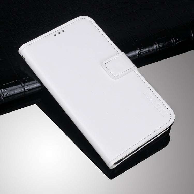 idewei Crazy Horse Texture Horizontal Flip Leather Case with Holder & Card Slots & Wallet For Doogee N40 Pro(White) - More Brand by idewei | Online Shopping South Africa | PMC TechLife | Buy Now Pay Later Mobicred