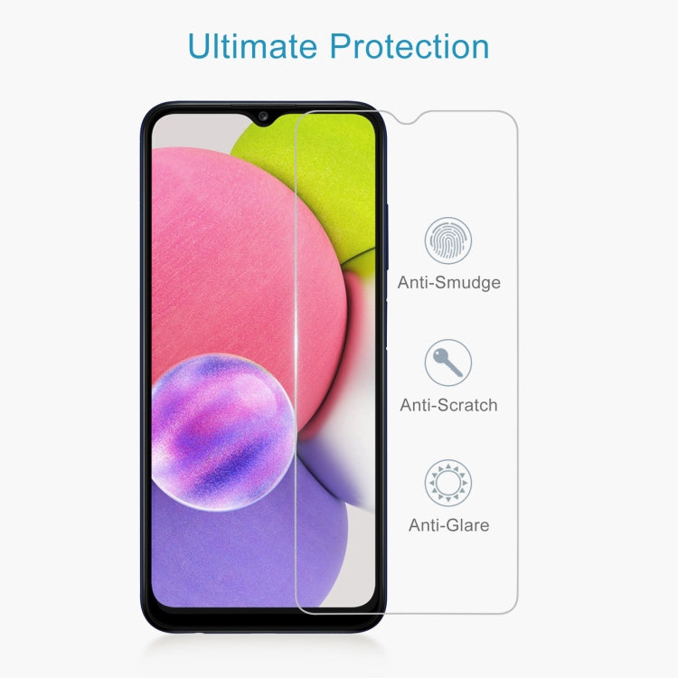 For Samsung Galaxy A03s 50 PCS 0.26mm 9H 2.5D Tempered Glass Film - Galaxy Tempered Glass by PMC TechLife | Online Shopping South Africa | PMC TechLife