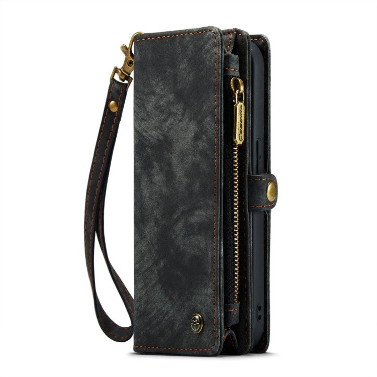 For iPhone 13 Pro CaseMe-008 Detachable Multifunctional Horizontal Flip Leather Case with Card Slot & Holder & Zipper Wallet & Photo Frame (Black) - iPhone 13 Pro Cases by CaseMe | Online Shopping South Africa | PMC Jewellery | Buy Now Pay Later Mobicred
