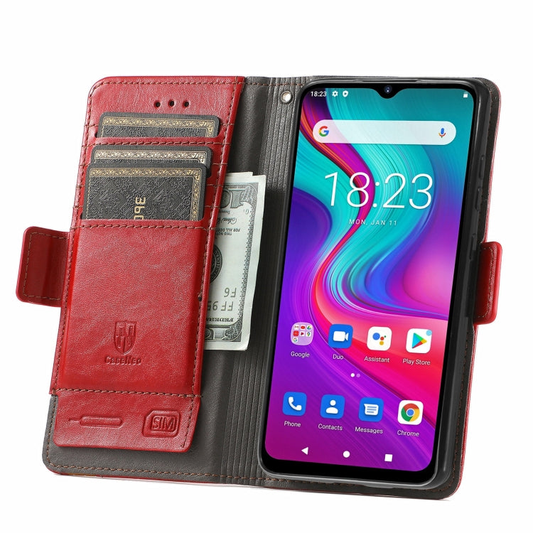 For Doogee X96 Pro CaseNeo Business Splicing Dual Magnetic Buckle Horizontal Flip PU Leather Case with Holder & Card Slots & Wallet(Red) - More Brand by PMC TechLife | Online Shopping South Africa | PMC TechLife | Buy Now Pay Later Mobicred
