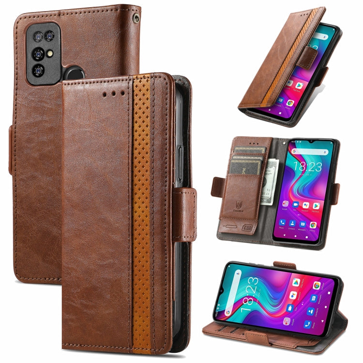 For Doogee X96 Pro CaseNeo Business Splicing Dual Magnetic Buckle Horizontal Flip PU Leather Case with Holder & Card Slots & Wallet(Brown) - More Brand by PMC TechLife | Online Shopping South Africa | PMC TechLife | Buy Now Pay Later Mobicred