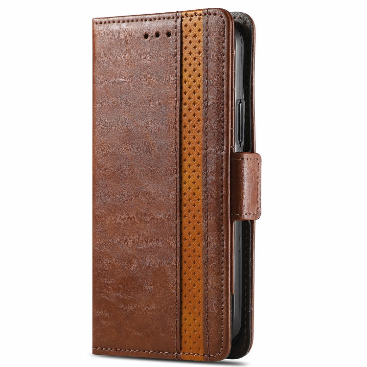 For Doogee X96 Pro CaseNeo Business Splicing Dual Magnetic Buckle Horizontal Flip PU Leather Case with Holder & Card Slots & Wallet(Brown) - More Brand by PMC TechLife | Online Shopping South Africa | PMC TechLife | Buy Now Pay Later Mobicred