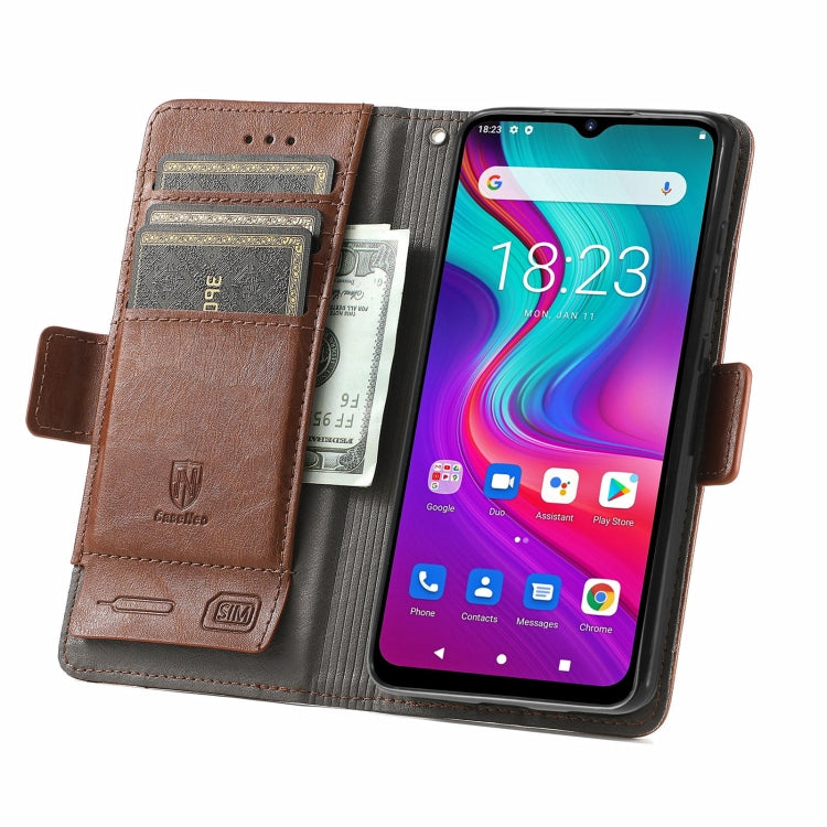 For Doogee X96 Pro CaseNeo Business Splicing Dual Magnetic Buckle Horizontal Flip PU Leather Case with Holder & Card Slots & Wallet(Brown) - More Brand by PMC TechLife | Online Shopping South Africa | PMC TechLife | Buy Now Pay Later Mobicred