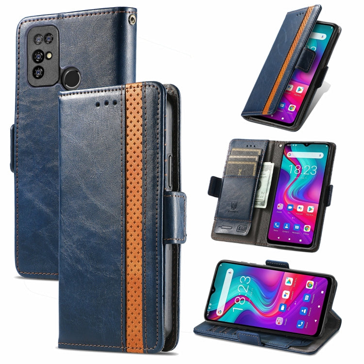 For Doogee X96 Pro CaseNeo Business Splicing Dual Magnetic Buckle Horizontal Flip PU Leather Case with Holder & Card Slots & Wallet(Blue) - More Brand by PMC TechLife | Online Shopping South Africa | PMC TechLife | Buy Now Pay Later Mobicred