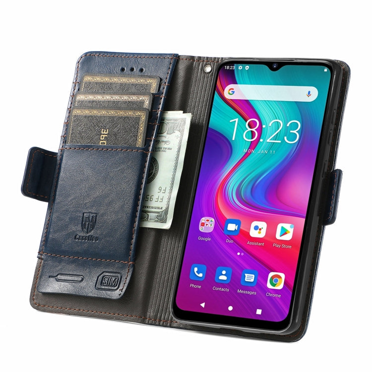 For Doogee X96 Pro CaseNeo Business Splicing Dual Magnetic Buckle Horizontal Flip PU Leather Case with Holder & Card Slots & Wallet(Blue) - More Brand by PMC TechLife | Online Shopping South Africa | PMC TechLife | Buy Now Pay Later Mobicred
