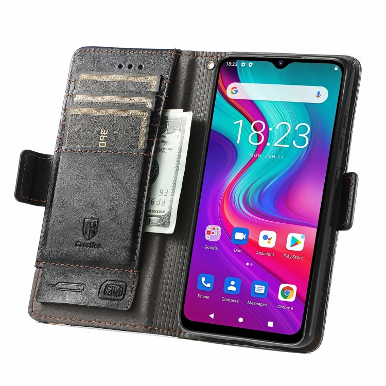 For Doogee X96 Pro CaseNeo Business Splicing Dual Magnetic Buckle Horizontal Flip PU Leather Case with Holder & Card Slots & Wallet(Black) - More Brand by PMC TechLife | Online Shopping South Africa | PMC TechLife | Buy Now Pay Later Mobicred