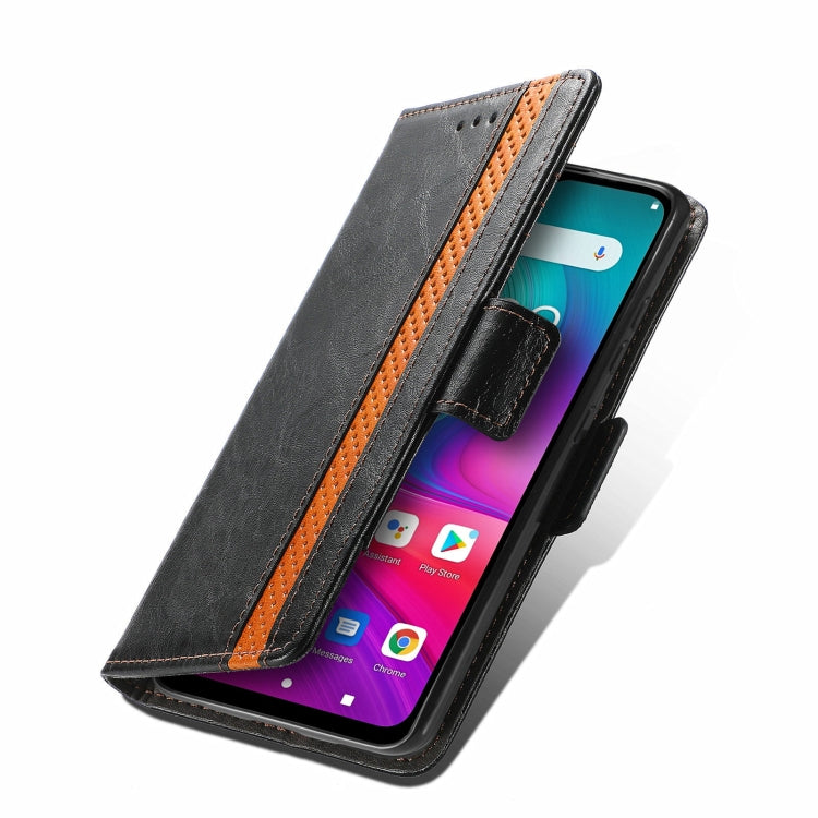For Doogee X96 Pro CaseNeo Business Splicing Dual Magnetic Buckle Horizontal Flip PU Leather Case with Holder & Card Slots & Wallet(Black) - More Brand by PMC TechLife | Online Shopping South Africa | PMC TechLife | Buy Now Pay Later Mobicred