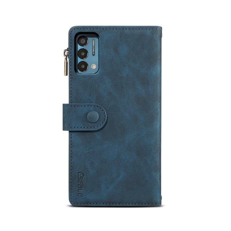 For OnePlus Nord N200 5G Retro Frosted Horizontal Flip Leather Case with Holder & Card Slot & Wallet & Zipper Pocket & Lanyard(Deep Green) - OnePlus Cases by PMC TechLife | Online Shopping South Africa | PMC TechLife | Buy Now Pay Later Mobicred
