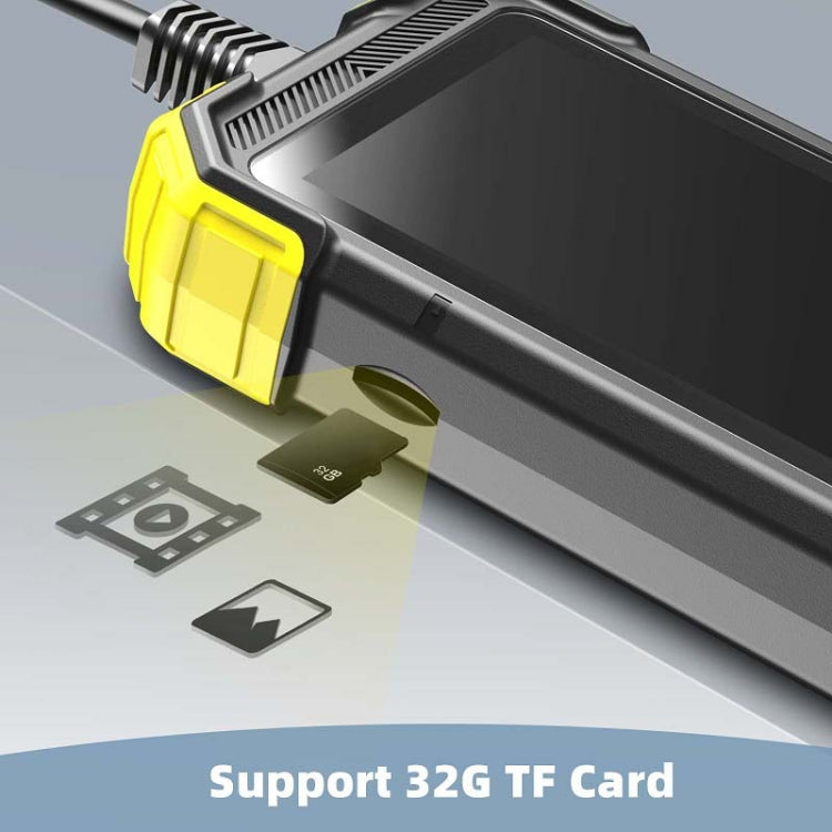 Y19 3.9mm Single Lens Hand-held Hard-wire Endoscope with 4.3-inch IPS Color LCD Screen, Cable Length:5m(Yellow) -  by PMC TechLife | Online Shopping South Africa | PMC TechLife | Buy Now Pay Later Mobicred
