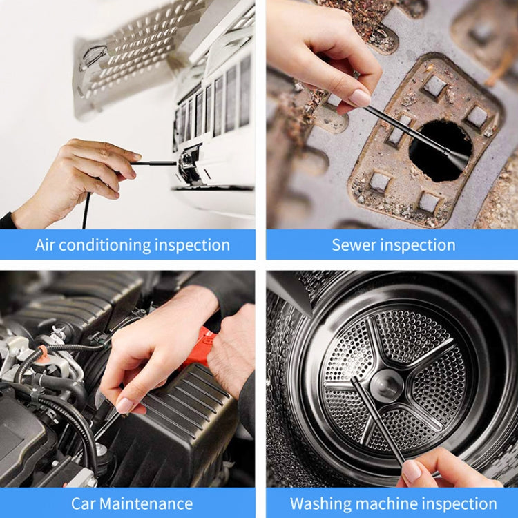 Y17 5MP 7.9mm Dual-lens HD Autofocus WiFi Industrial Digital Endoscope Zoomable Snake Camera, Cable Length:3.5m Hard Cable(Black) -  by PMC TechLife | Online Shopping South Africa | PMC TechLife | Buy Now Pay Later Mobicred