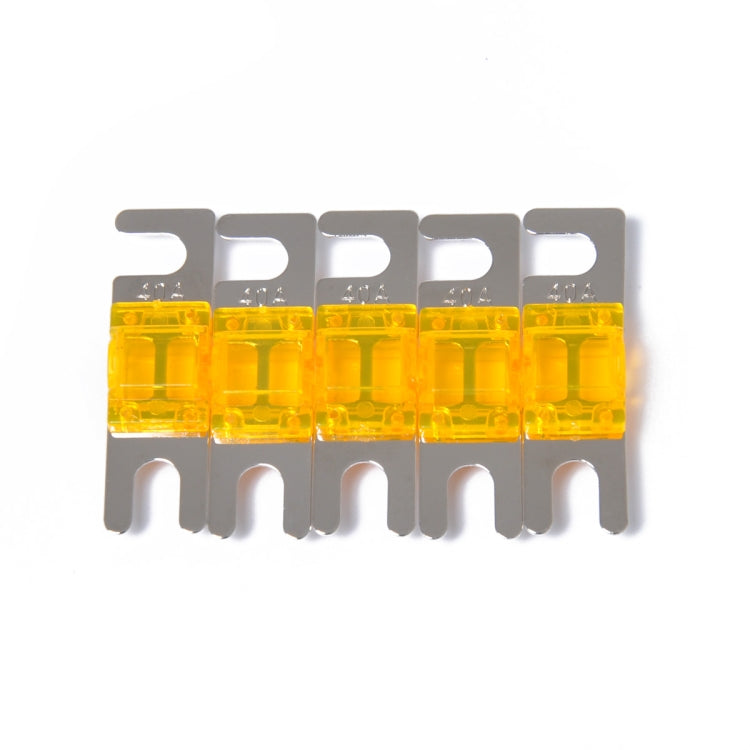 A0302 Dark Orange 5 PCS Car Audio AFS Mini ANL 30A Fuse Nicked Plated - Fuse by PMC TechLife | Online Shopping South Africa | PMC TechLife | Buy Now Pay Later Mobicred