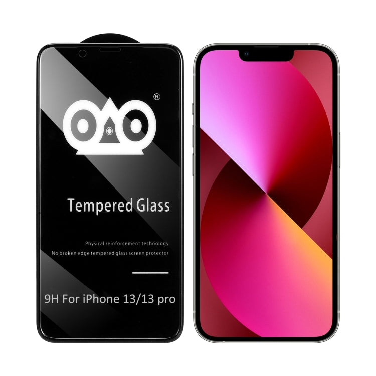 For iPhone 16e / 13 / 13 Pro Shockproof Anti-breaking Edge Airbag Tempered Glass Film - iPhone 13 Tempered Glass by PMC TechLife | Online Shopping South Africa | PMC TechLife | Buy Now Pay Later Mobicred