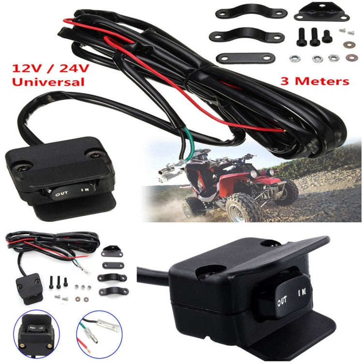 A0398 ATV Thumb Switch Control Cable Motorcycle Switch Handlebar Control Line, Cable Length: 3m - DIY Cables by PMC TechLife | Online Shopping South Africa | PMC TechLife | Buy Now Pay Later Mobicred