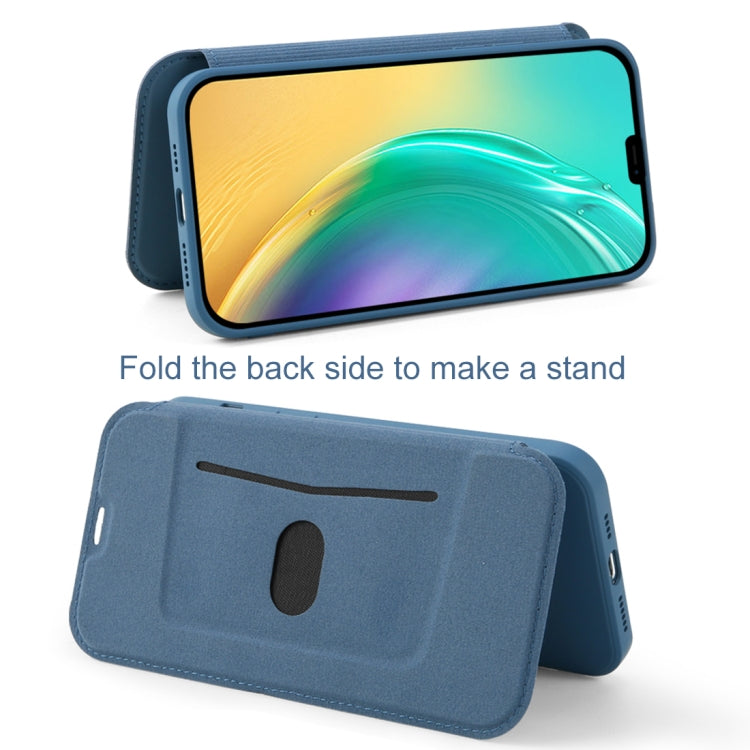 For iPhone 13 Pro Skin Feel Horizontal Flip PU Leather Case with Holder & Card Slot (Taro Purple) - iPhone 13 Pro Cases by PMC TechLife | Online Shopping South Africa | PMC TechLife