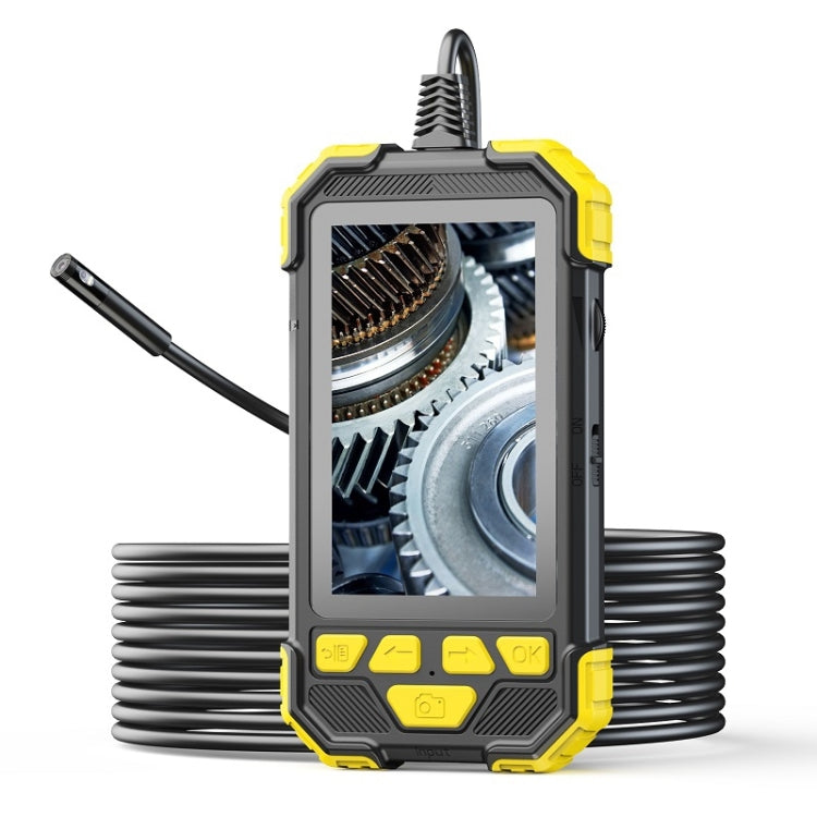 Y19 7.9mm Dual Lens Hand-held Hard-wire Endoscope with 4.3-inch IPS Color LCD Screen, Cable Length:3.5m(Yellow) -  by PMC TechLife | Online Shopping South Africa | PMC TechLife | Buy Now Pay Later Mobicred