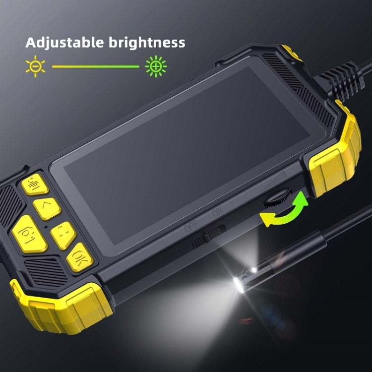 Y19 7.9mm Dual Lens Hand-held Hard-wire Endoscope with 4.3-inch IPS Color LCD Screen, Cable Length:3.5m(Yellow) -  by PMC TechLife | Online Shopping South Africa | PMC TechLife | Buy Now Pay Later Mobicred