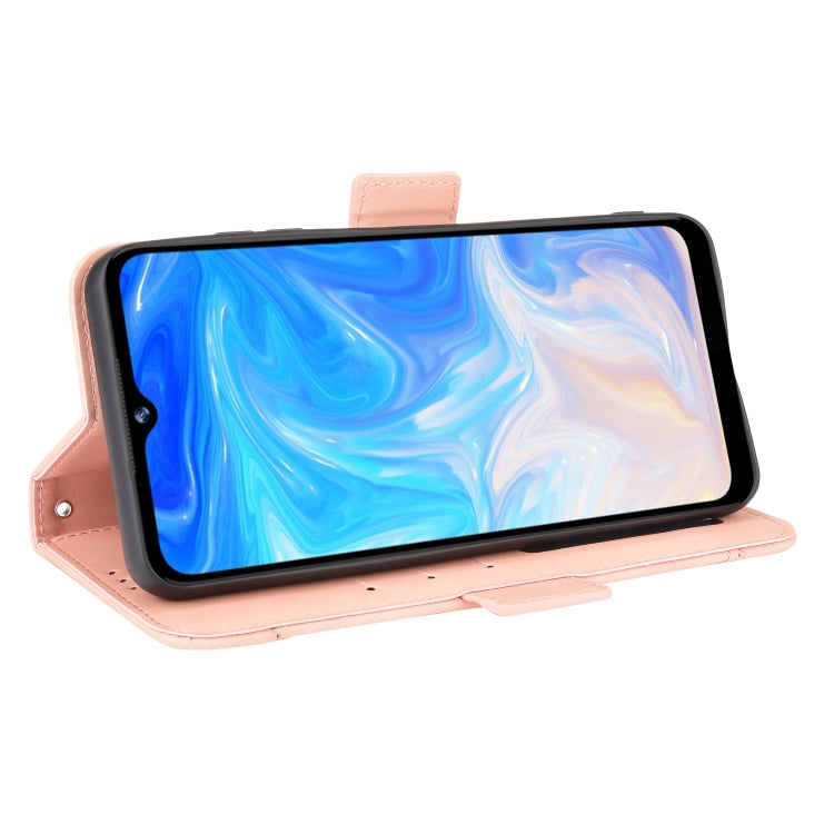 For Doogee N40 Pro Skin Feel Calf Pattern Horizontal Flip Leather Case with Holder & Card Slots & Photo Frame(Pink) - free shipping - PMC TechLife - Order now!