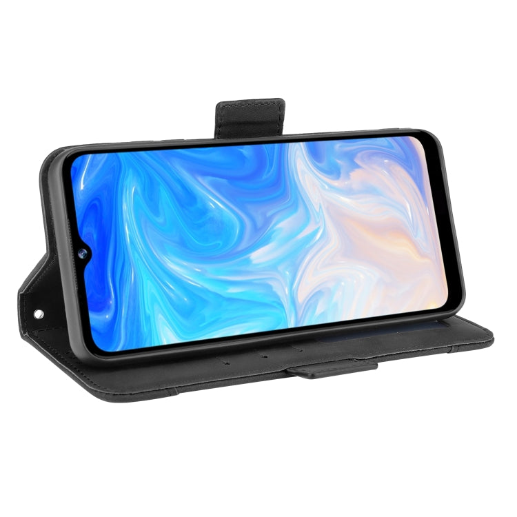 For Doogee N40 Pro Skin Feel Calf Pattern Horizontal Flip Leather Case with Holder & Card Slots & Photo Frame(Black) - More Brand by PMC TechLife | Online Shopping South Africa | PMC TechLife | Buy Now Pay Later Mobicred