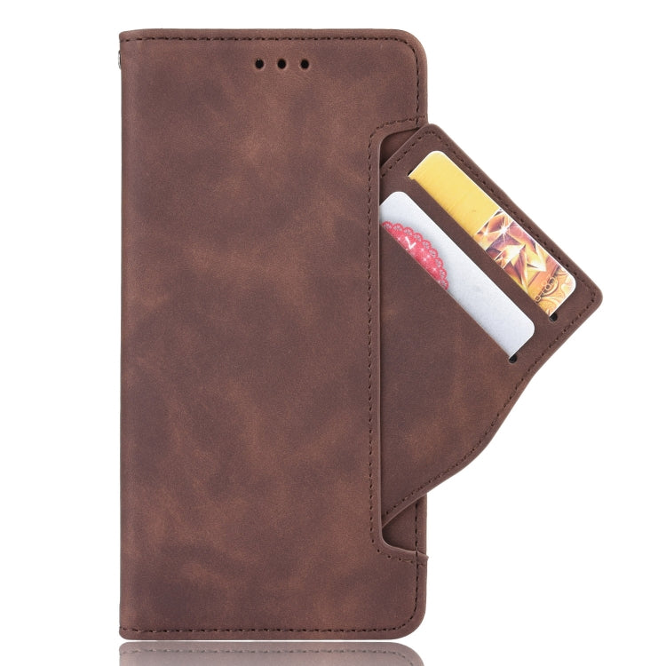 For Doogee N40 Pro Skin Feel Calf Pattern Horizontal Flip Leather Case with Holder & Card Slots & Photo Frame(Brown) - More Brand by PMC TechLife | Online Shopping South Africa | PMC TechLife | Buy Now Pay Later Mobicred