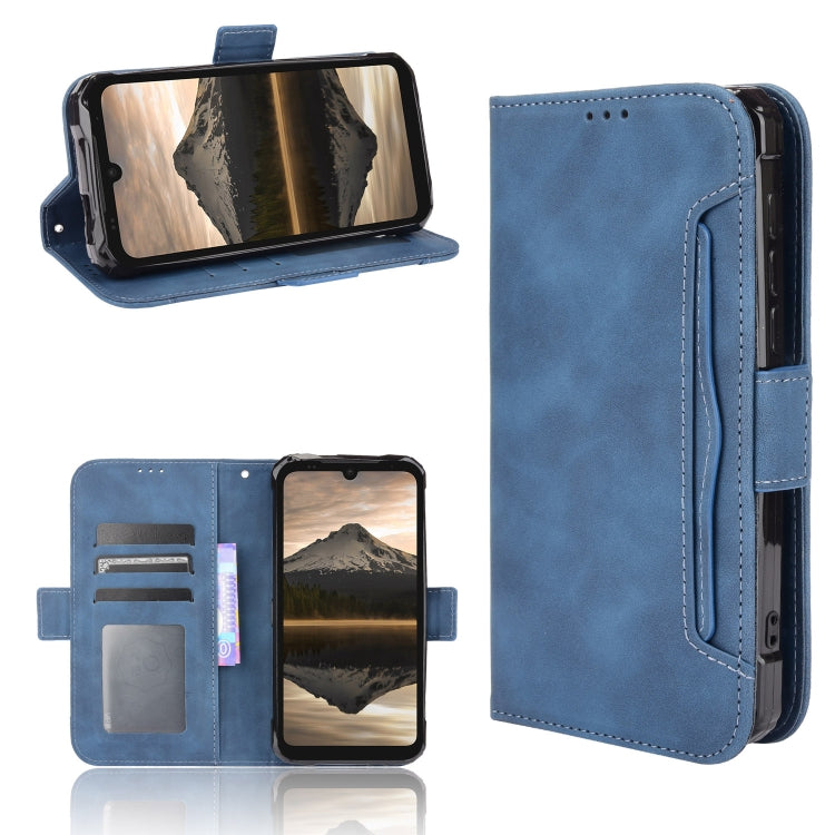 For Doogee S86 / S86 Pro Skin Feel Calf Pattern Horizontal Flip Leather Case with Holder & Card Slots & Photo Frame(Blue) - More Brand by PMC TechLife | Online Shopping South Africa | PMC TechLife | Buy Now Pay Later Mobicred