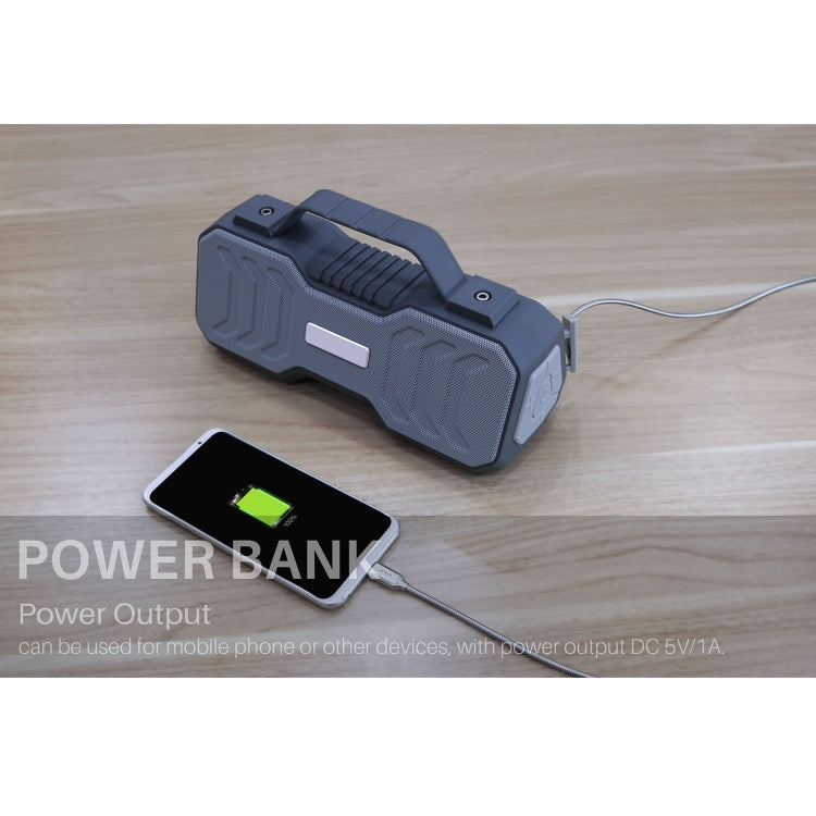 New Rixing NR-4500M Bluetooth 5.0 Portable Outdoor Karaoke Wireless Bluetooth Speaker with Microphone(Dark Green) - free shipping - PMC Jewellery - Order now!