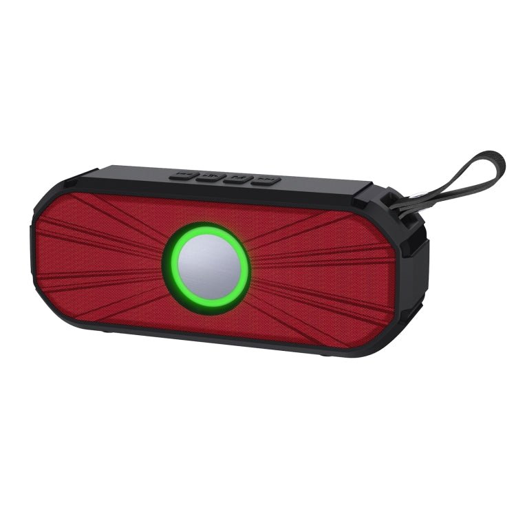 New Rixing NR-9012 Bluetooth 5.0 Portable Outdoor Wireless Bluetooth Speaker(Red) - free shipping - PMC Jewellery - Order now!