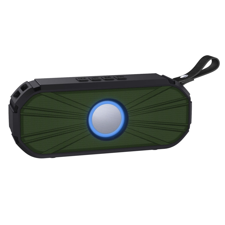New Rixing NR-9012 Bluetooth 5.0 Portable Outdoor Wireless Bluetooth Speaker(Green) - free shipping - PMC Jewellery - Order now!