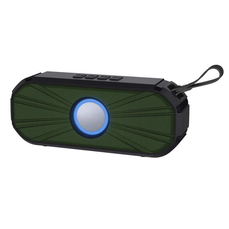 New Rixing NR-9012 Bluetooth 5.0 Portable Outdoor Wireless Bluetooth Speaker(Green) - free shipping - PMC Jewellery - Order now!